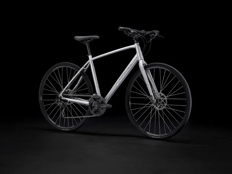 TREK FX 2 Disc Hybrid Bike in Quicksilver-6
